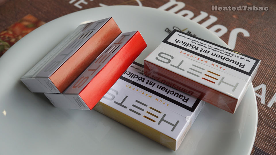 HEETS Red Label 和德國版其他三款 HEETS 口味