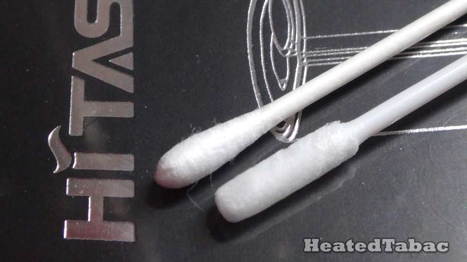 IQOS專用酒精清潔棉花棒比其他棉花棒幼細一點